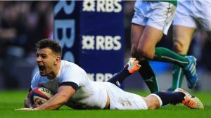 Danny Care dives over for the winning try